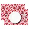 Roze - Rood - Geometrisch - Patroon Placemat vinyl groot 368 -zzsfeer2_Kitchenyeah-website