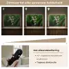 Bloemen - Wit - Bladeren - Lelietjes Light Box met batterij (Wandlamp) middel -USP_dimbaarNL