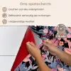 Zomer - Vlinder - Zwart - Roze keuken achterwand spatscherm klein 900 -spatscherm_NL