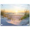 Zonsondergang aan Zee tuinposter los doek klein -3d