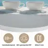 Zee - Koffiekopjes - Zomers Akoestische PET Vilt - Rond klein -closeup_NL