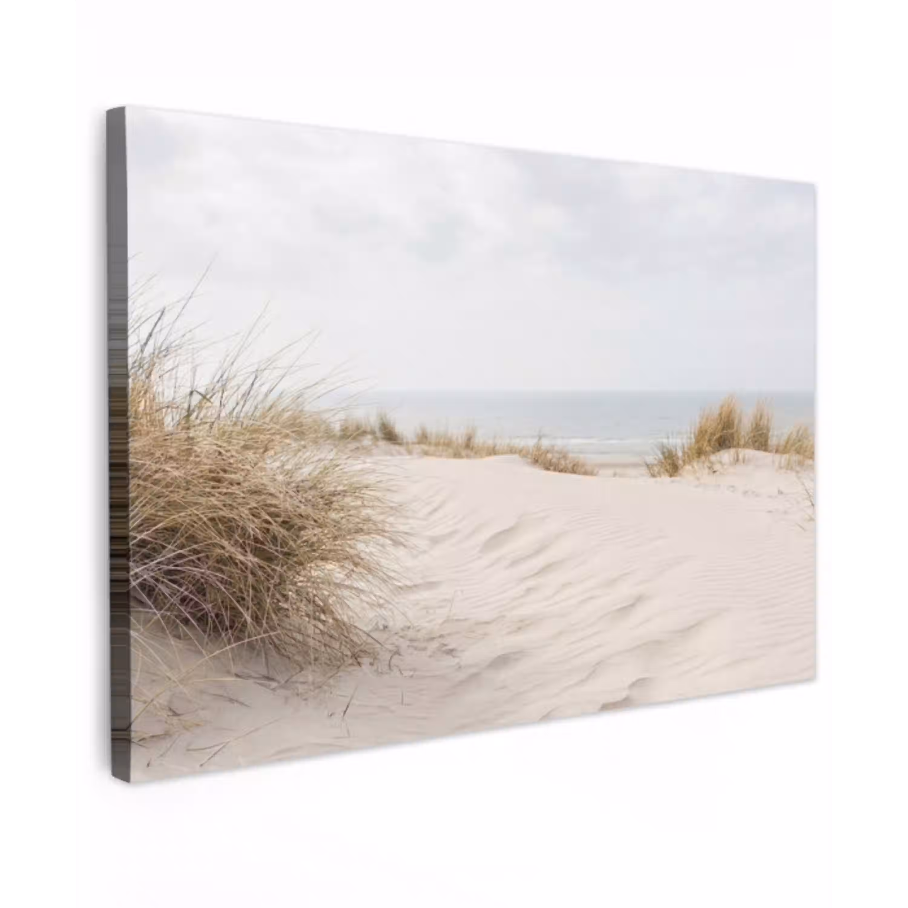 Wolken - Duinlandschap - Zand Tuinposter op houten frame 2 cm dik klein -3d