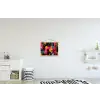 Kleurvlakken - Vormen - Kleurrijk - Abstract textielposter latten blank klein -kinderkamer