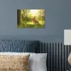 Konijn - Zonlicht - Bos poster papier klein -sfeer2