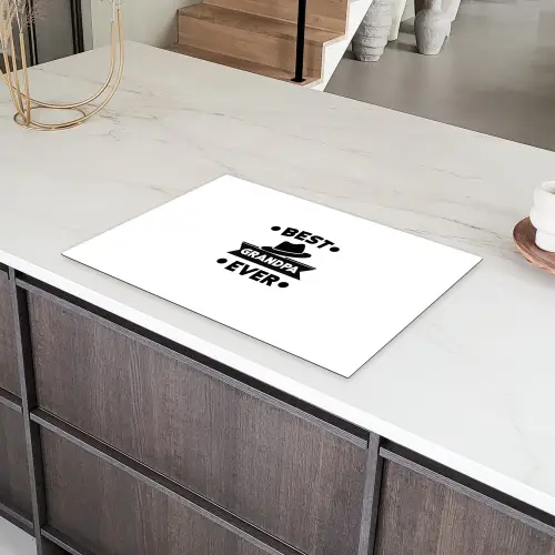 Opa - Quotes - Best grandpa ever - Spreuken Inductie beschermer vinyl 3mm klein -sfeer8