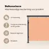Abrikoos - Roze - Pastel - Effen - Kleur Balkonbeschermer Duitsland klein 596 -specs_NL