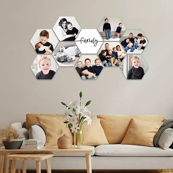 Gratis hexagon 10 stuks