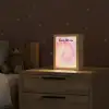Spiraal - Pastel - Roze Light Box met kabel (Kinderlampje) klein -sfeer1_kind