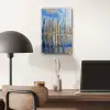 Skyline - Wolkenkrabbers - Water - Blauw plexiglas 5mm klein -sfeer6