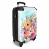 Bloemen - Kleuren - Boeket - Natuur NBS - Handbagage koffer - Kinderen Unisex middel -productfoto_3d