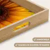 Geel - Zonnebloem - Zomers Dienblad Rechthoek middel -USP_HandgreepNL