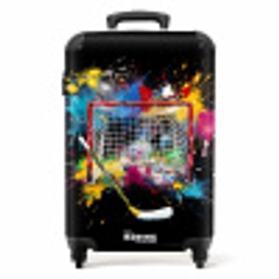 Hockey met verf NBS - Handbagage koffer - Unisex middel -productfoto_recht