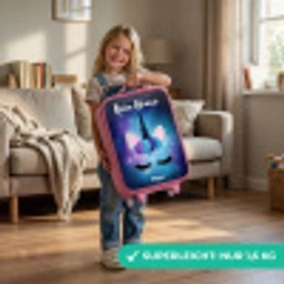 Eenhoorn - Sterren - Blauw Kinderkoffer - Roze klein -sfeer2_DE