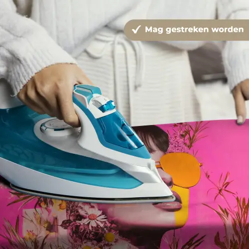 Zonnebril - Oranje - Vrouw - Planten Wandkleed katoen klein -sfeer9