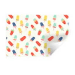 IJsjes - Speels - Kleurrijk Muursticker klein 286 -3d