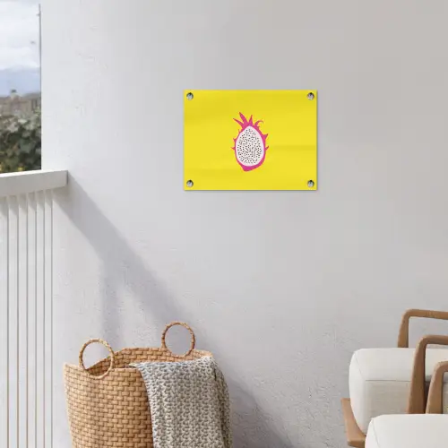 Illustratie - Drakenvrucht - Kleurrijk tuinposter los doek klein -sfeer8
