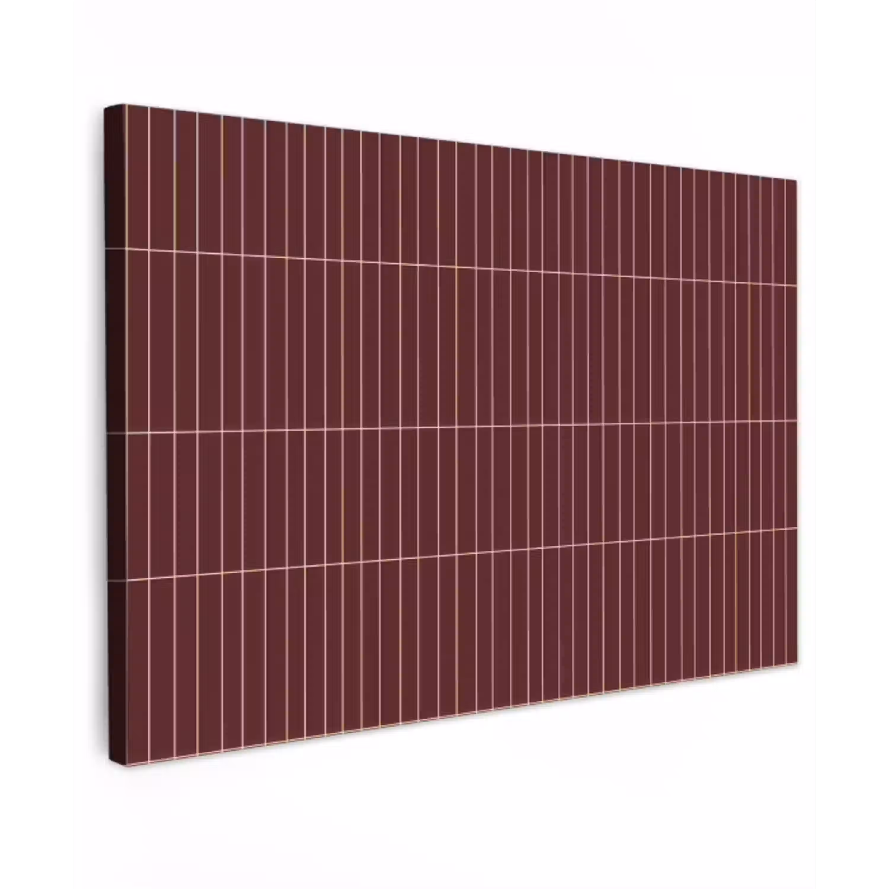 Lijnen - Patroon - Bordeaux canvas 2cm klein 34 -z3d