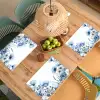Aquarel Hemel van Blauwtinten Placemat vinyl groot -zzsfeer5_Kitchenyeah-website