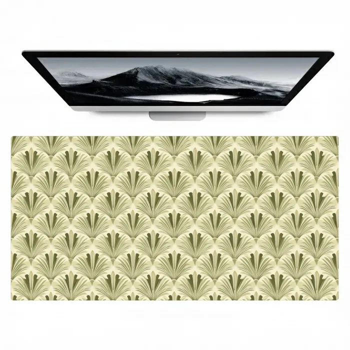 Klassiek - Waaier - Groen Muismat XXL klein 681 -zzz3d