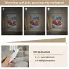 Kersttruck - Sneeuwbos - Rood Light Box met kabel (Tafellamp) klein -USP_dimbaarDE