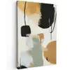 Paint - Abstract - Kleuren Tuinposter op houten frame 2 cm dik klein -3d