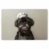 Kokskleding - Zwart - Hondje Placemat vinyl groot -zzsfeer1_Kitchenyeah-website