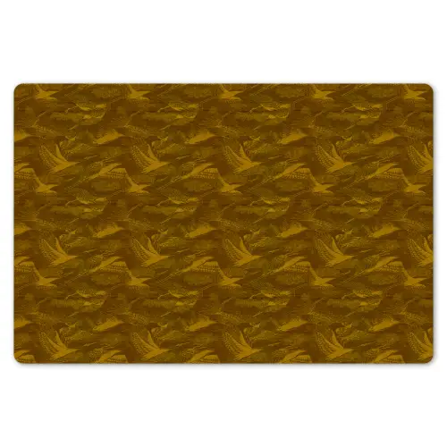 Goud - Vogels - Patroon Placemat vinyl groot 368 -zzsfeer1_Kitchenyeah-website