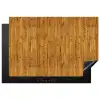 Hout - Bamboe - Nerf Inductie beschermer vinyl 3mm klein 276 -3d