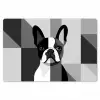 Buldog - Zwart - Abstract - Vlakken Placemat vinyl groot -zzsfeer1_Kitchenyeah-website