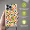 Vierkanten - Kleurrijk - Golvend Hoesje iPhone 16 Pro Max met koord klein -sfeer2_NL