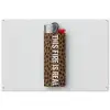 Aansteker - Quote - Panterprint tuinposter los doek groot -3d