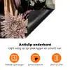 Meisje met de parel - Bloemen - Vermeer - Pastel - Kunstwerk - Schilderij - Oude meesters Inductie beschermer vinyl 3mm klein -zzzzzzz-td-onderkant