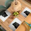 Wijnflessen - Zwart - Minimalistisch Placemat vinyl groot -zzsfeer5_Kitchenyeah-website