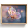 Vlinder - Vleugels - Pastel - Glinstering Dienblad Rechthoek middel -z3d_shopping