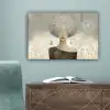 Pluis - Vrouw - Beige canvas 2cm klein -sfeer4