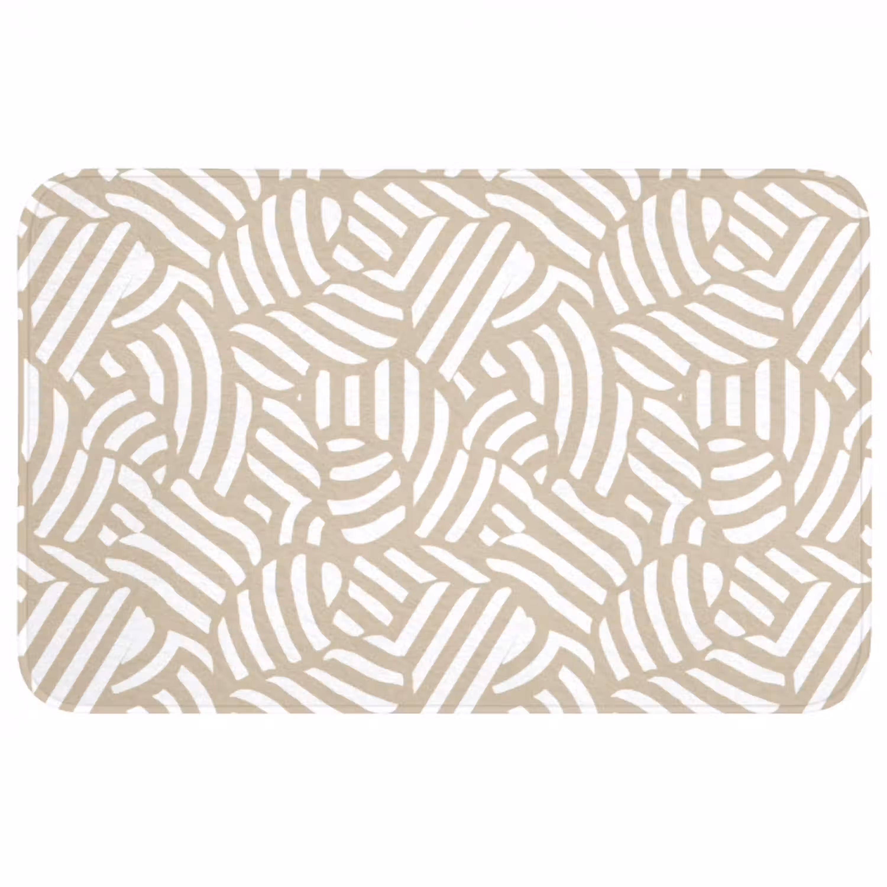 Abstract - Modern - Beige WCmat middel 1009 -3d