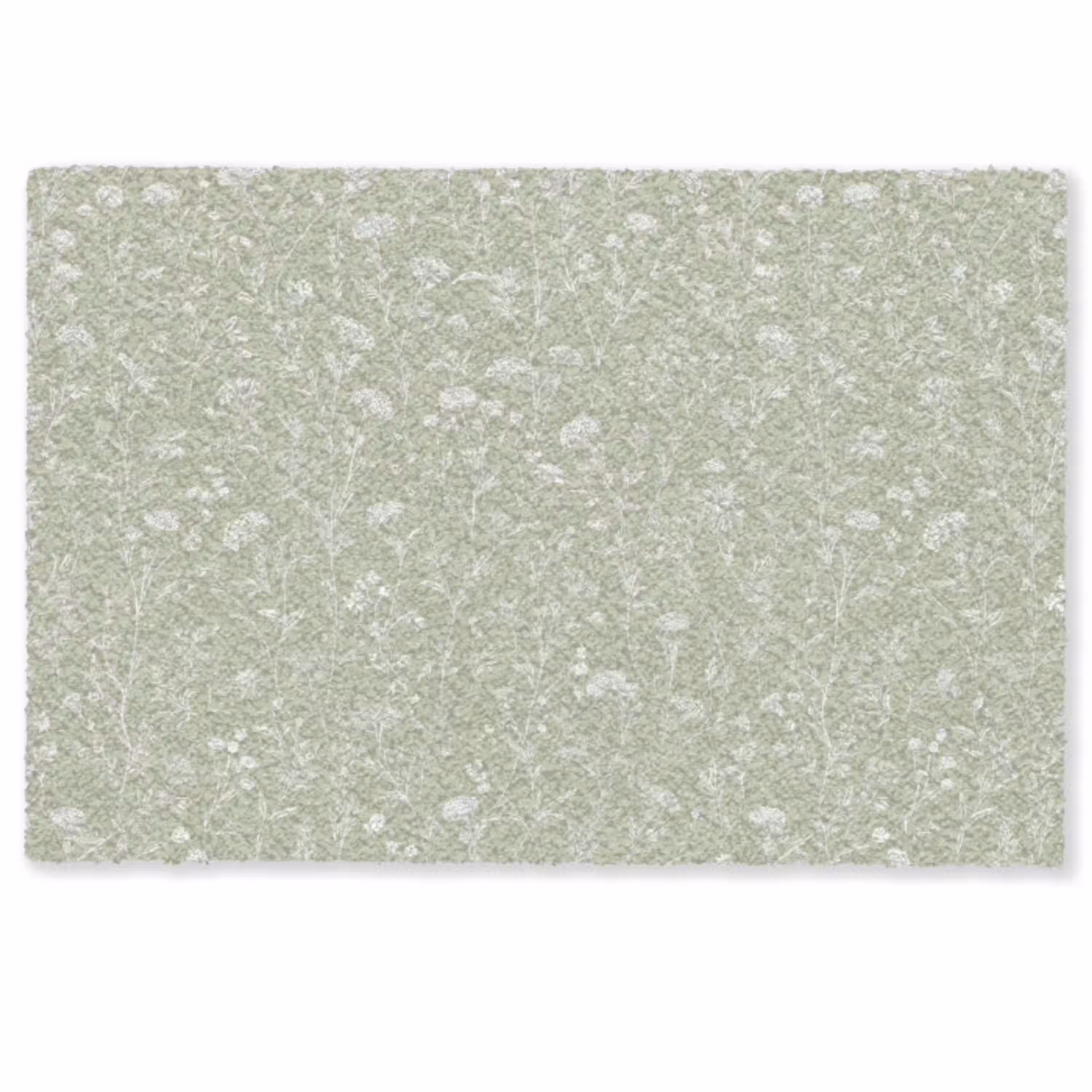 Bloemen - Patroon - Groen Deurmat klein 898 -zkaufland3d
