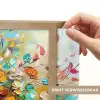 Boom - Abstract - Kleurrijk - Bloemen Light Box met batterij (Wandlamp) middel -USP_websiteprintNL