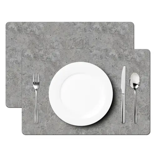 Patroon - Cement - Beton Placemat vinyl groot 368 -zzsfeer2_Kitchenyeah-website