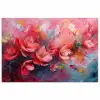 Bloemen - Roze - Watercolor - Natuur- Kunst poster papier klein -3d