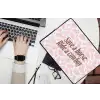 Koeienprint - Roze - Cowboy - Horse laptophoes neopreen klein -bureau