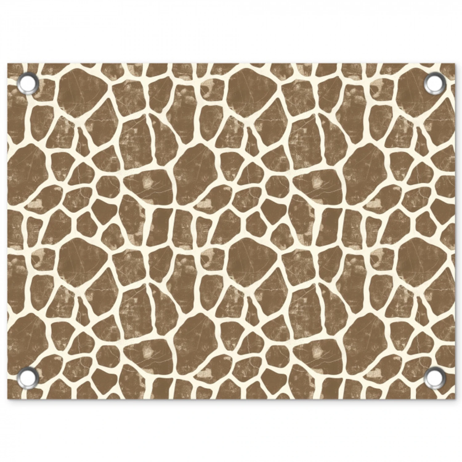 Giraf - Klassiek - Bruin tuinposter los doek klein 239 -3d