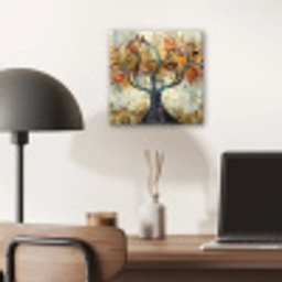 Boom - Kunst - Modern - Natuur aluminium wit klein -sfeer5