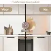 Bloem - Minimalistisch - Groen keuken achterwand 2 middel -voor-na2_NL