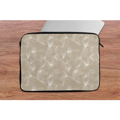 Organisch - Textuur - Beige laptophoes neopreen klein 279 -tafel