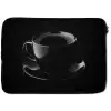 Zwart - Koffie - Kopje laptophoes neopreen klein -zkaufland3dotto