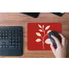 Silhouet - Bladeren - Tak muismat rubber klein -toetsenbord