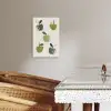 Appels - Groen - Illustratie - Bladeren KitchenYeah - Keuken - Canvas klein -sfeer3