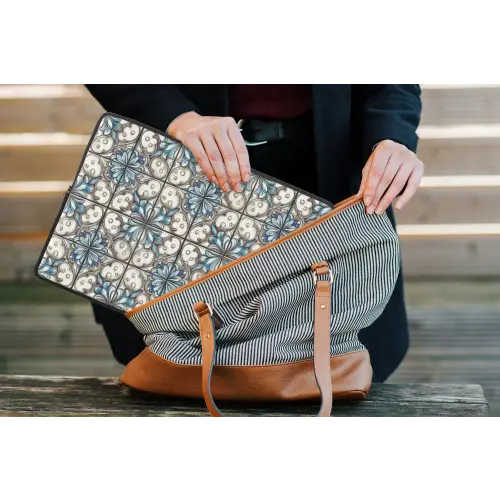 Barok - Tegel - Kleurrijk laptophoes neopreen klein 279 -tas