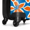 Pastel bloemen - Oranje met blauw NBS - Handbagage koffer - Kinderen Unisex middel -wiel